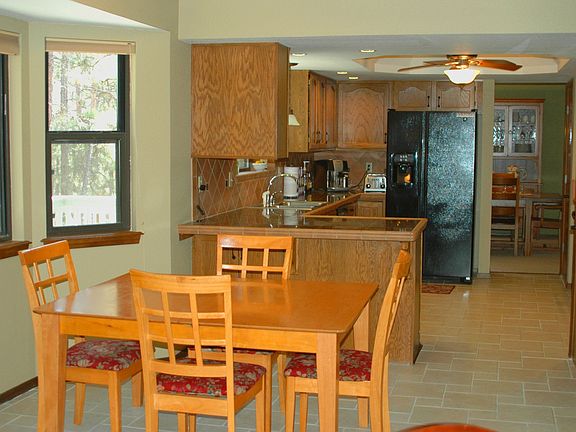 Breakfast room and kitchen