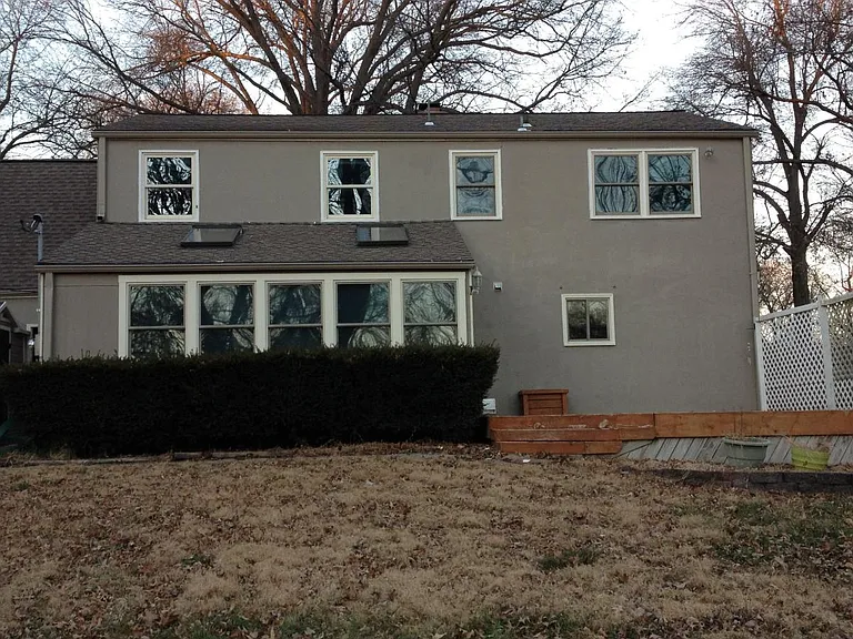 Back of House with Deck