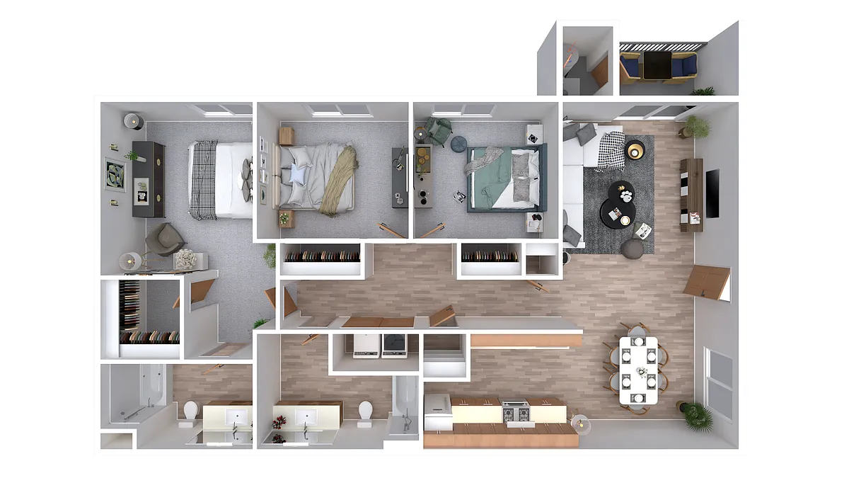 Floor plan Bottom floor