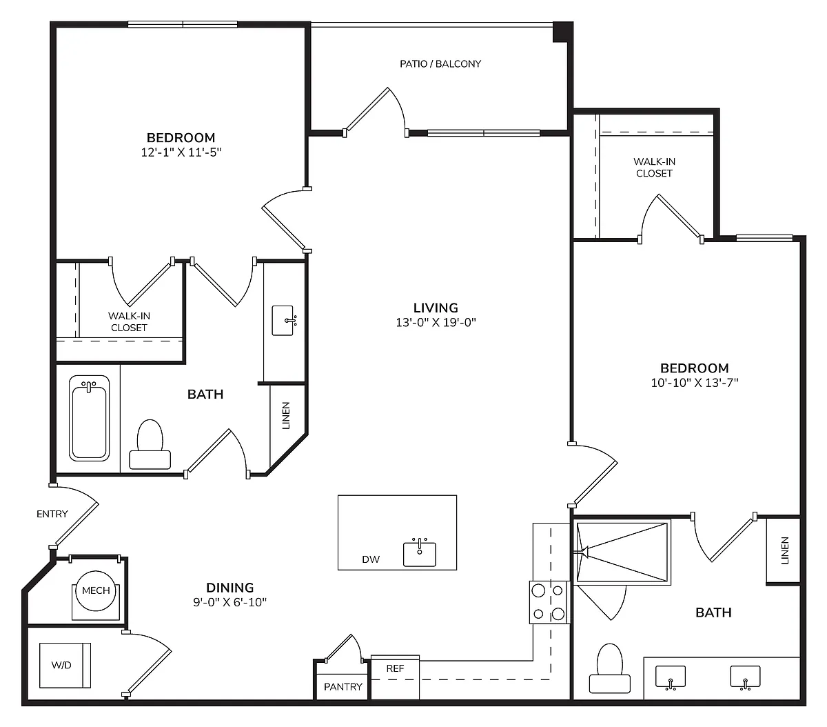 Floor plan B1