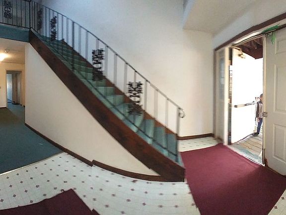 Indoor  hallway  from entrance