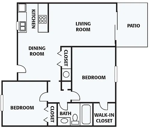 Floor plan 2/1