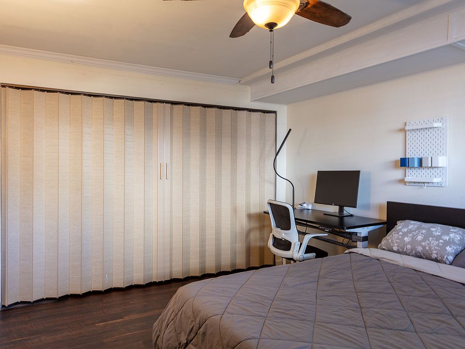 Master bedroom, massive close space that spans 10 feet.