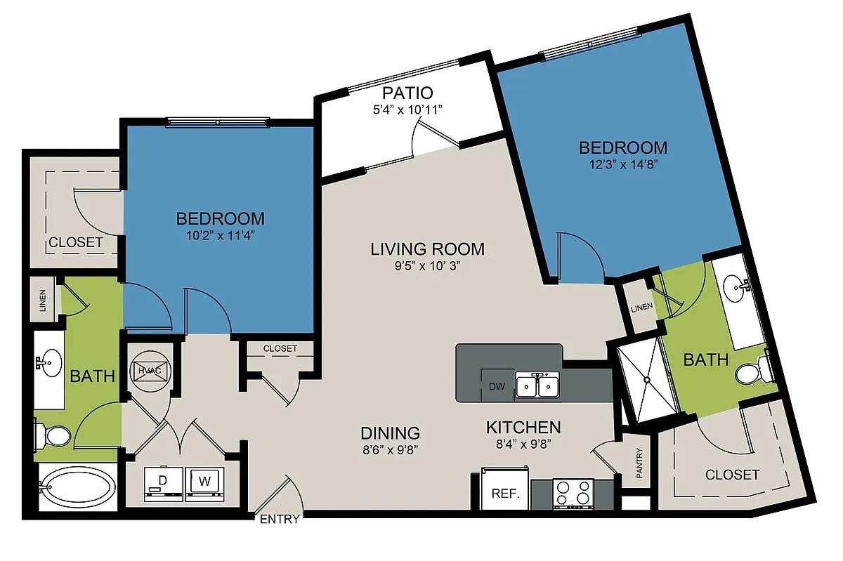 Floor plan B2