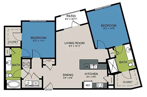 Floor plan B2