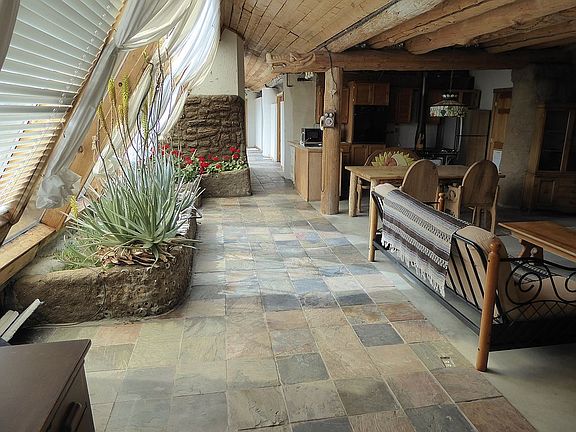 Entering the Earthship