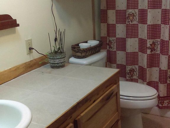 Newly renovated bathroom with tub