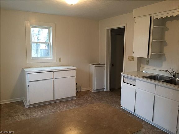 Open Kitchen with brand new flooring