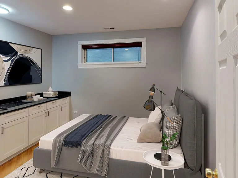 Bedroom 4. This image shows a virtually furnished space. Bedrooms come unfurnished.