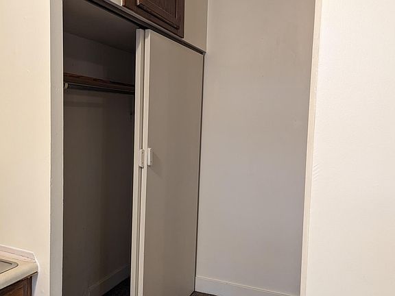 Hallway closet area for all your storage needs.