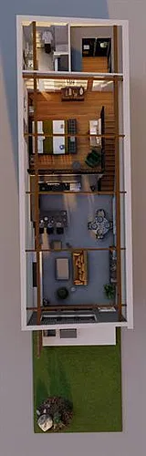 Floor plan 4641 Kasson Road - 17-Two Bedroom Loft