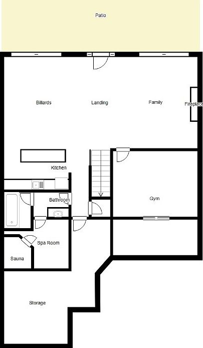 Lower Level Floor Plan