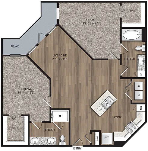 Floor plan B2