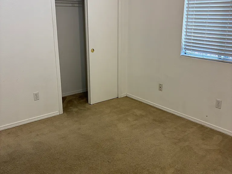 Second bedroom showing the closet