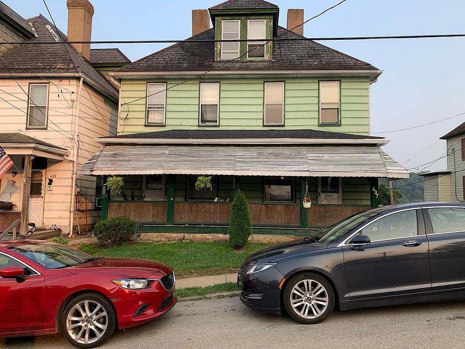 right side of this double house