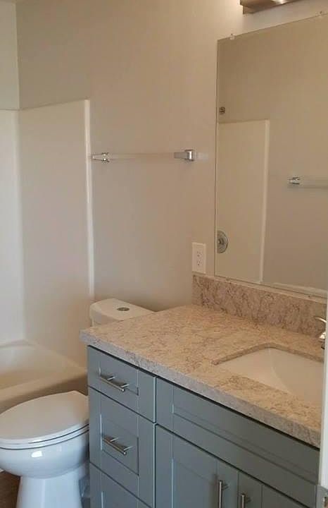 Remodeled master bathroom