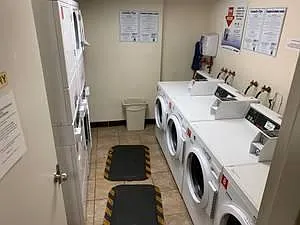 In building washers & dryers.