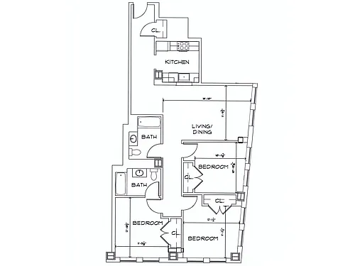 Floor plan 3Bed B