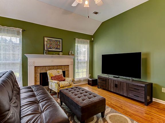 Living Room with Fire Place!