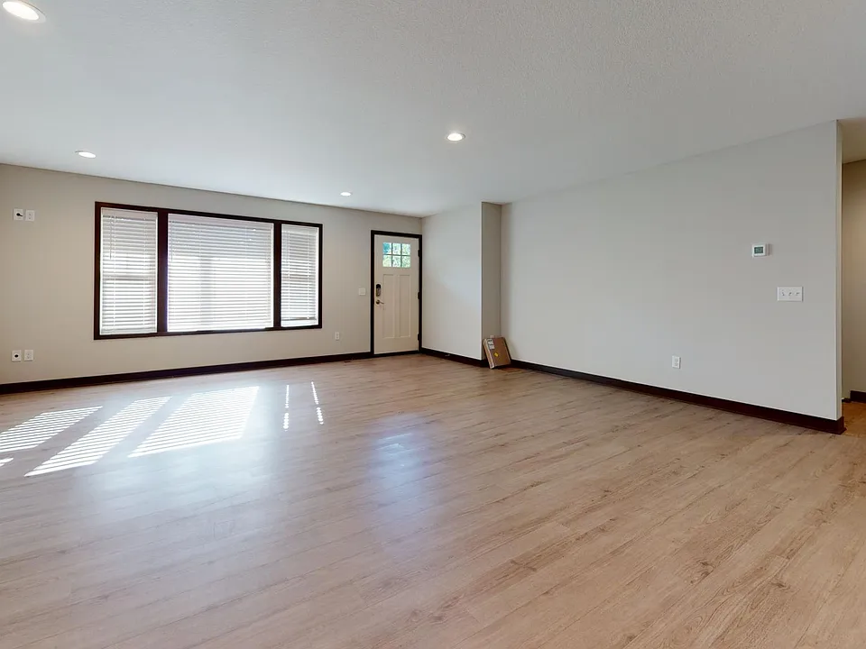 Spacious living rooms