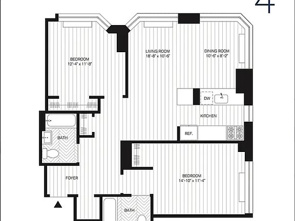 2nd image of 345 E 94th St APT 25C