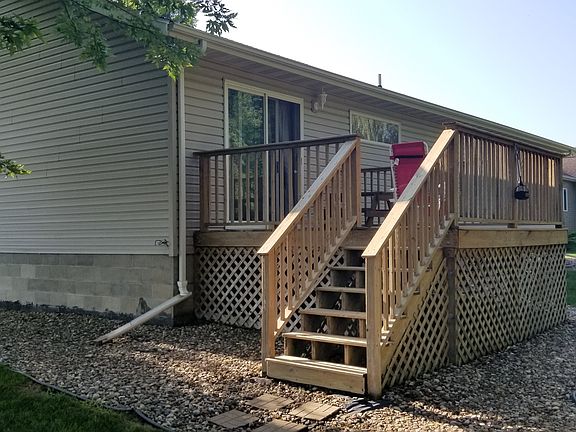 Large rear deck