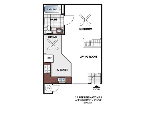 Floor plan Studio