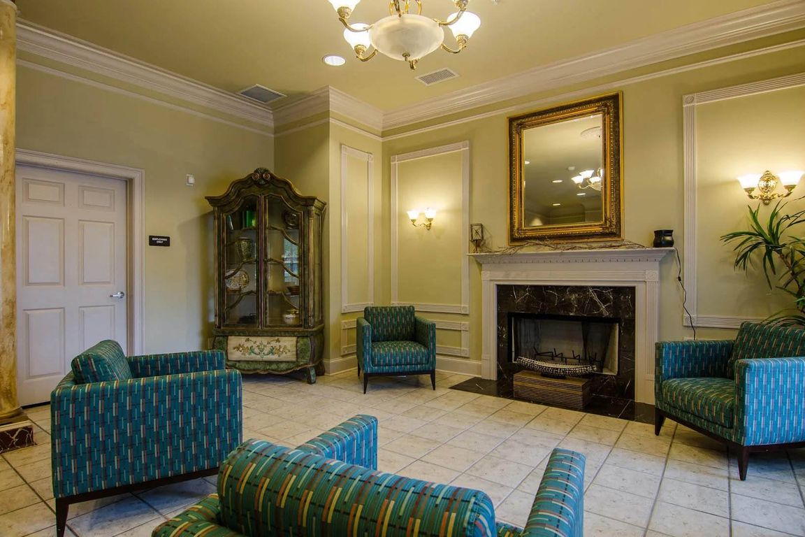 Comfy seating in the spacious clubhouse