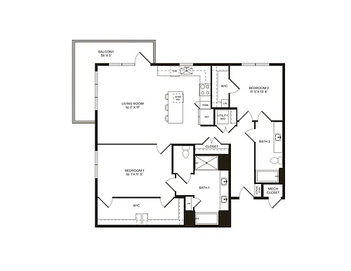 Floor plan B7