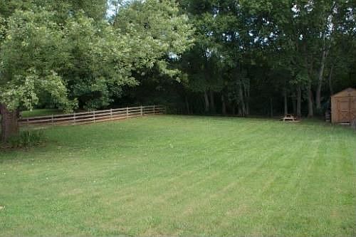 huge back yard