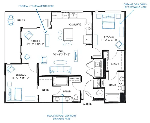 Floor plan C2X2A