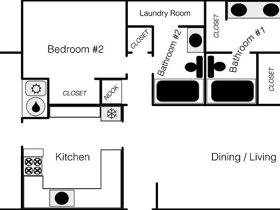 Floor plan for the house.