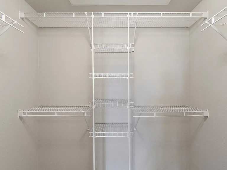 Ample closet space