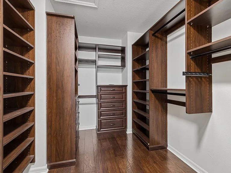 Massive walk-in closet in Primary Suite