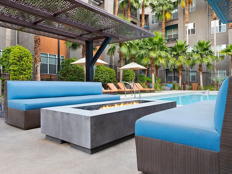 Gather around the firepit for cozy nights and conversation.