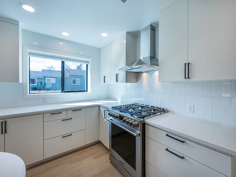 Full tile back splash to ceiling
