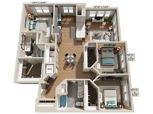 Floor plan C2