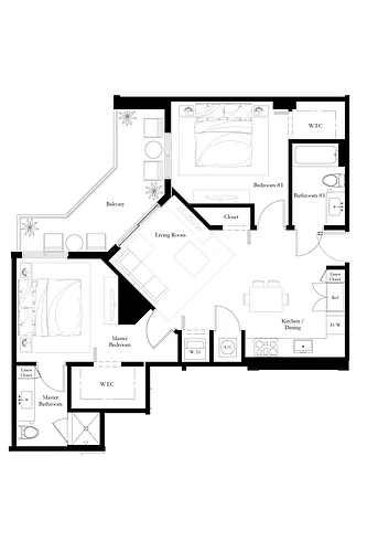 Floor plan B8
