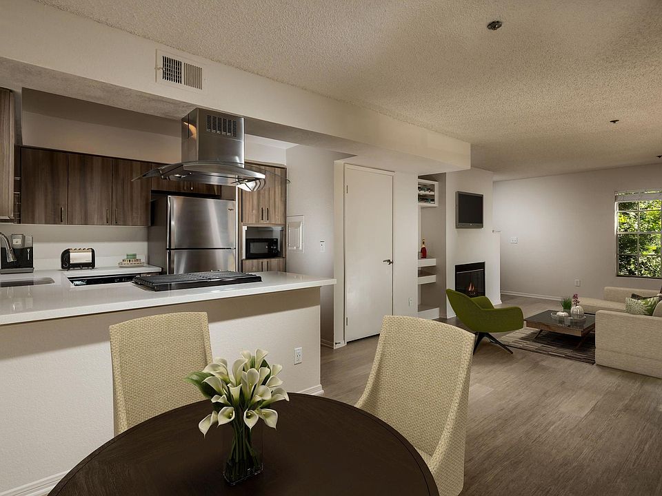 The Hills of Corona Kitchen and Living Room