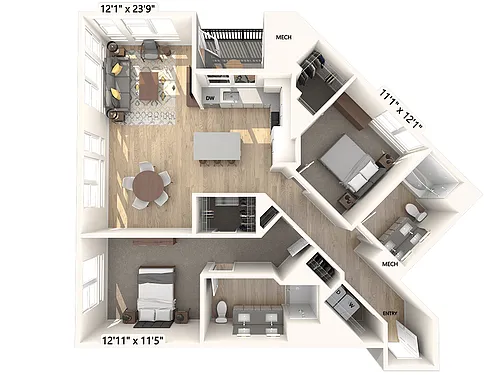 Floor plan B17