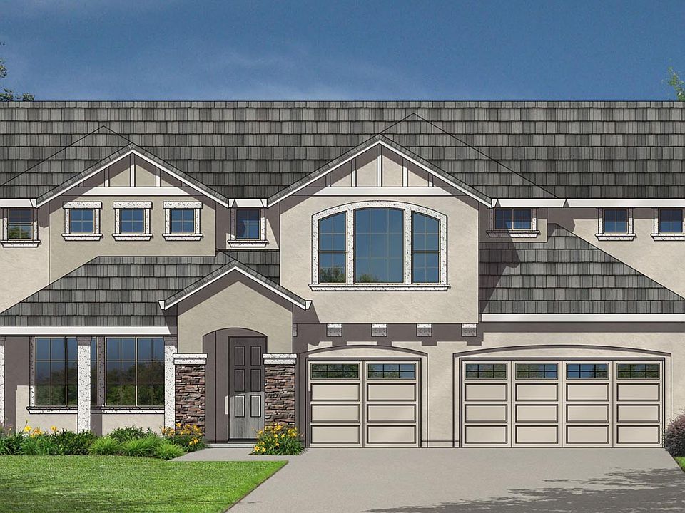 French Villa Elevation