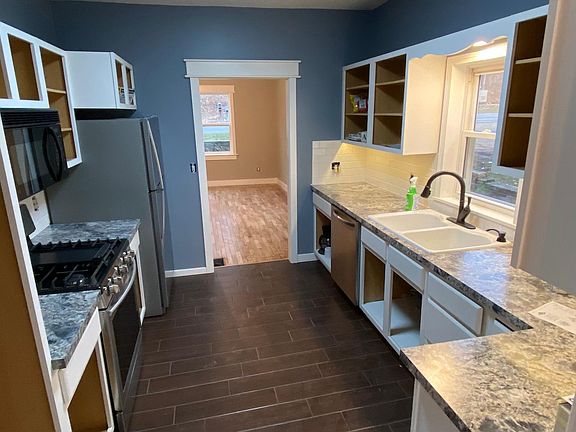 Kitchen looking into Dining Room.