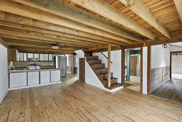 Residential side; Kitchen & Living Room