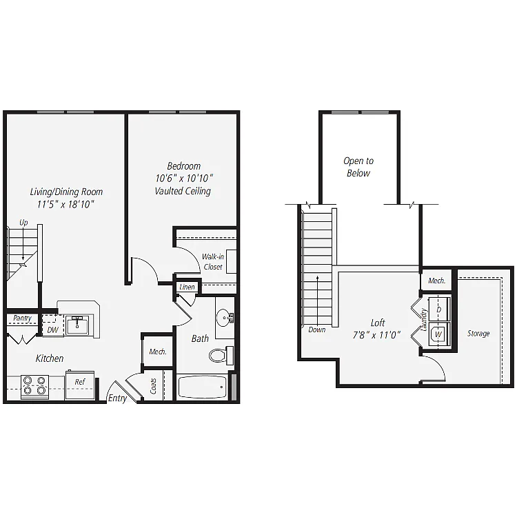 Floor plan A2 - Loft