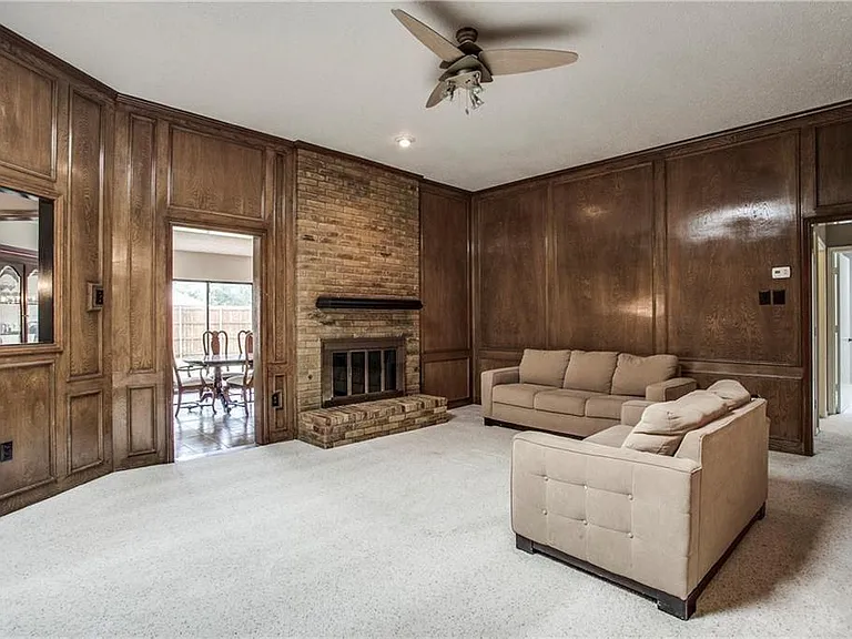 Living room. Furniture is not included.
