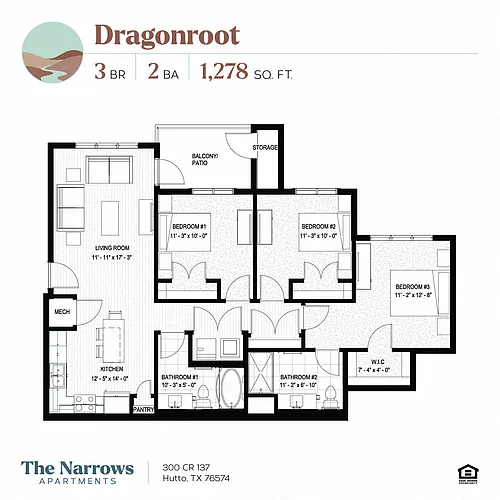 Floor plan Dragonroot