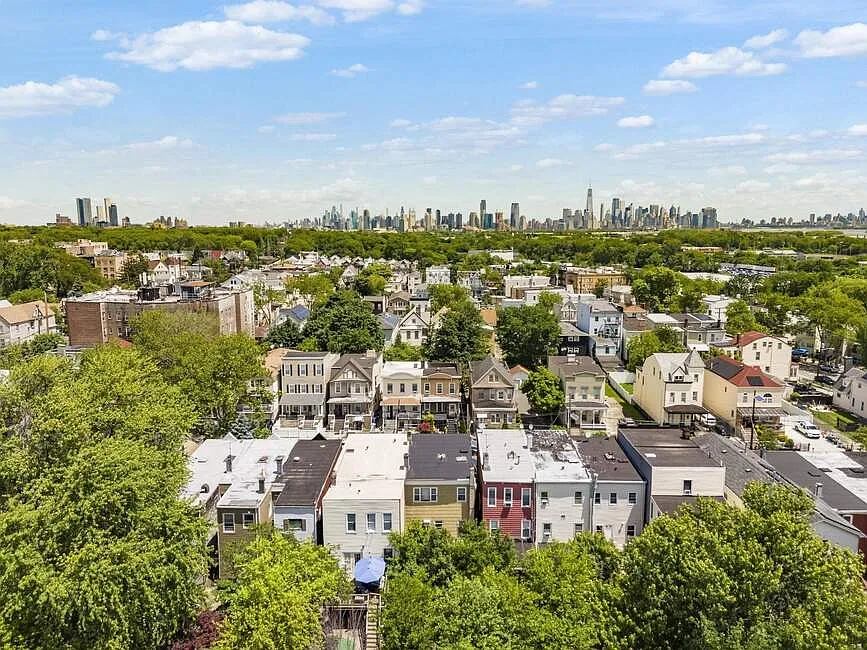 Tree lined neighborhood in the heart of Greenville, Jersey City