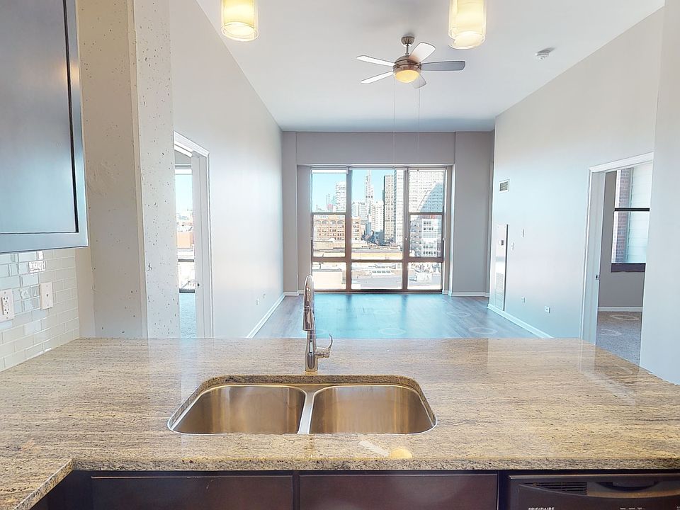 Top Floor View From The Kitchen & Living Space!