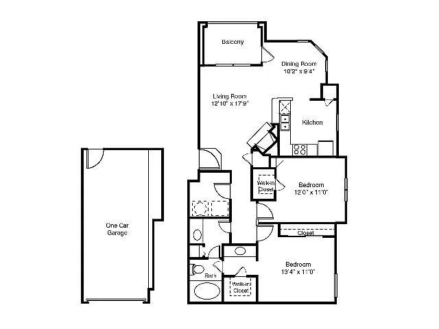 Floor plan The Zurich