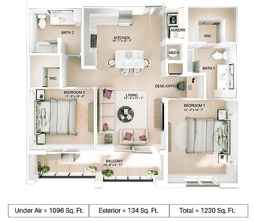 Floor plan B4